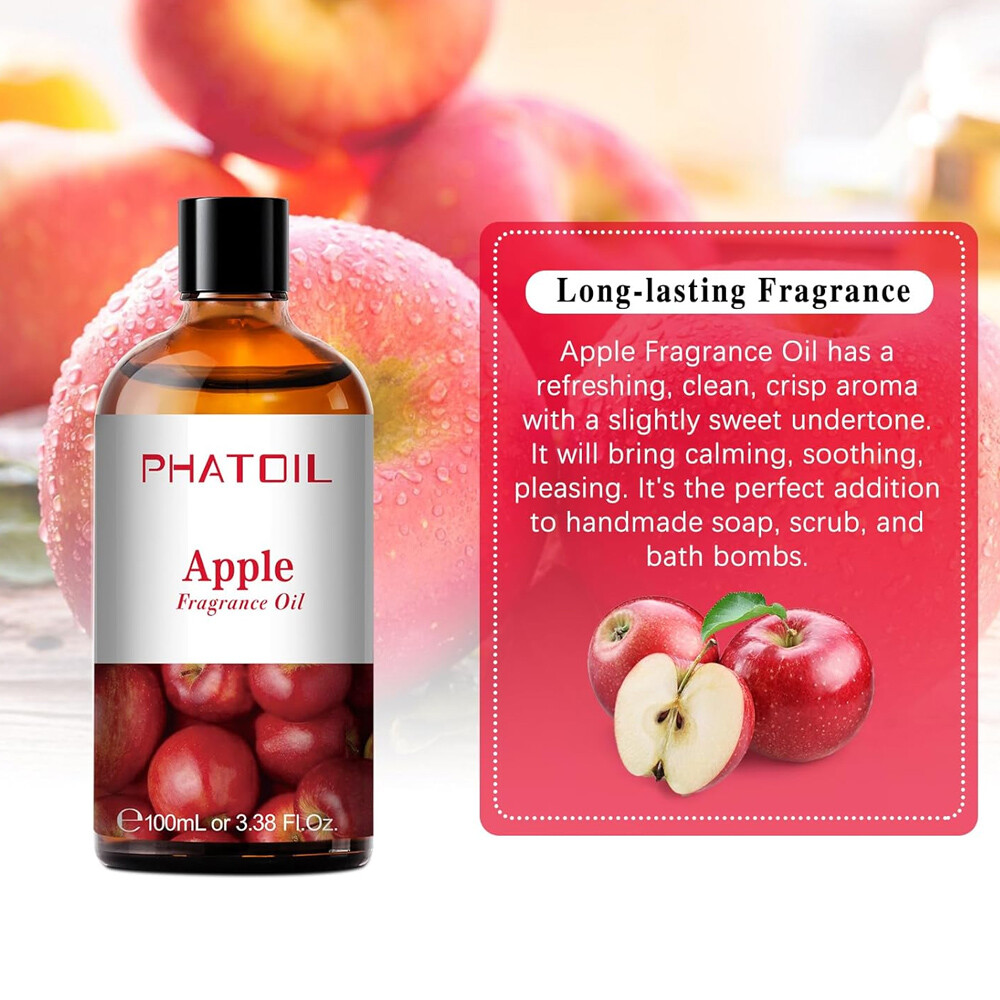100ML Fruit Fragrance Oils Essential Oils for Diffusers,Soap Candles Making DIY