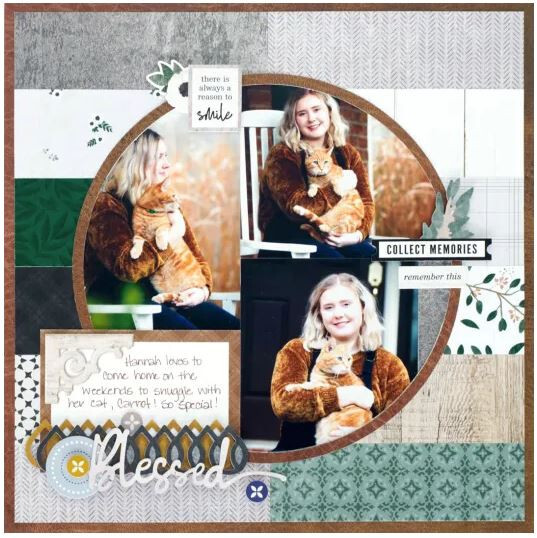 Creative Memories Jumbo Circle Custom Cutting System Pattern (CCS) NIP