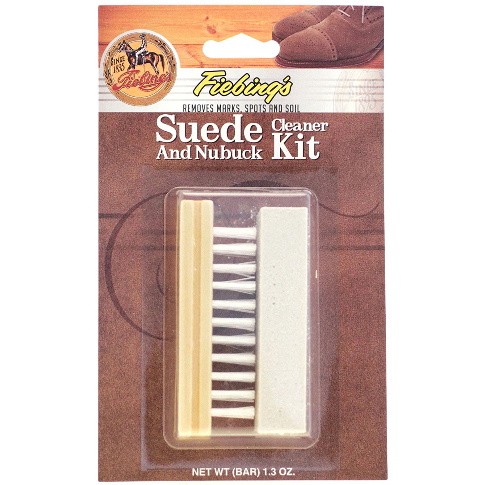 Fiebing’s Suede & Nubuck Cleaner Kit Protector Block Nylon Brush Eraser Gum Bar