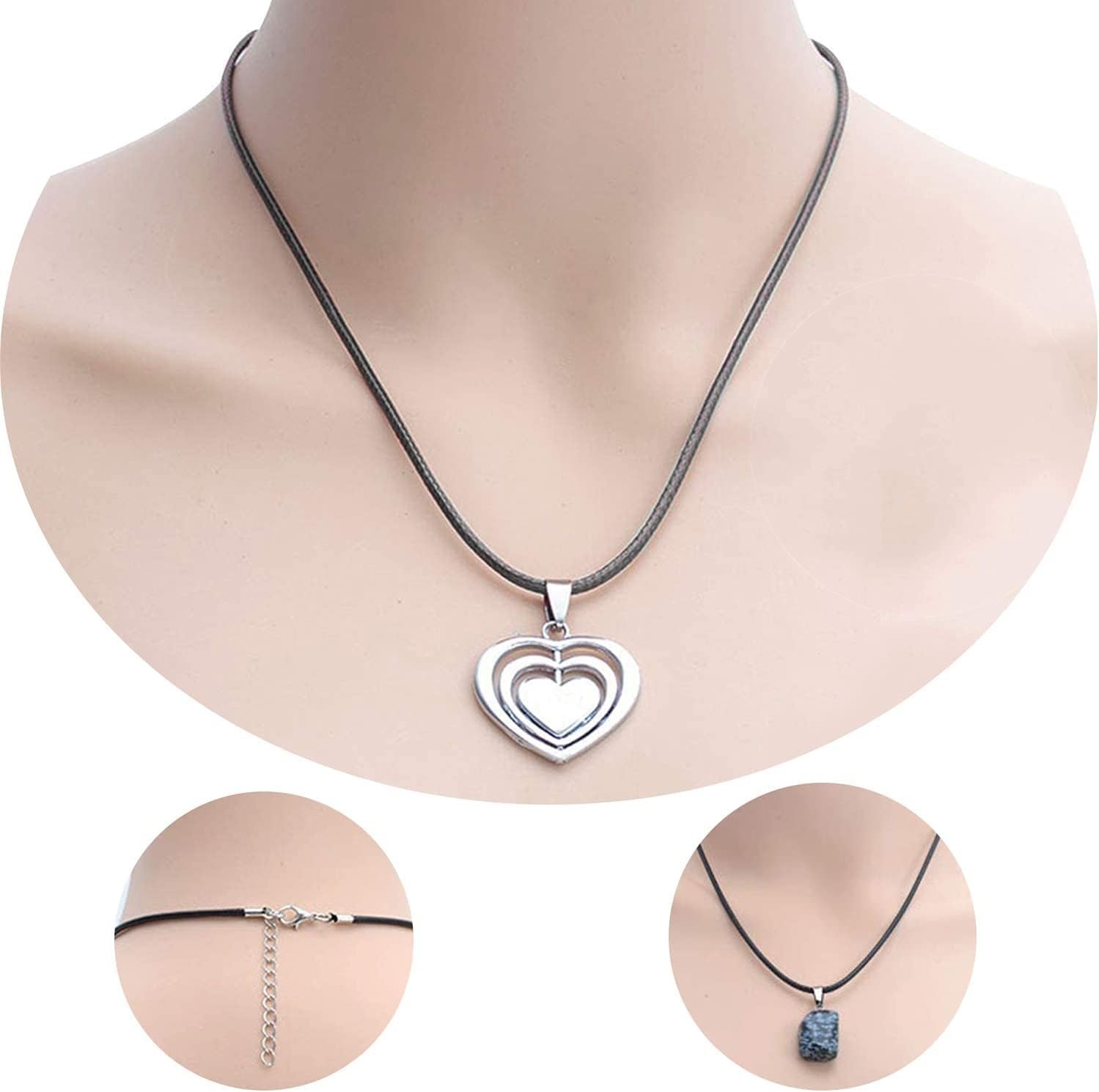 48 PCS Waxed Leather Cord, 6 Assorted Colors Rope Necklace with Clasp for Jewelr
