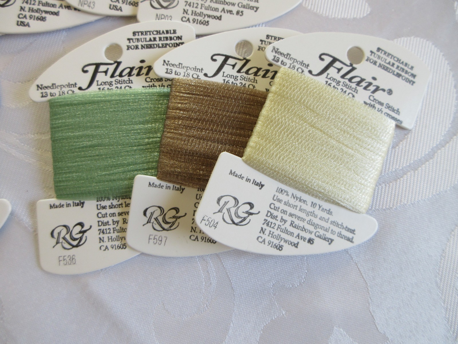 SPECIALTY Needlepoint Threads, MIXED LOT RAINBOW GALLERY KREINIK DMC CARON