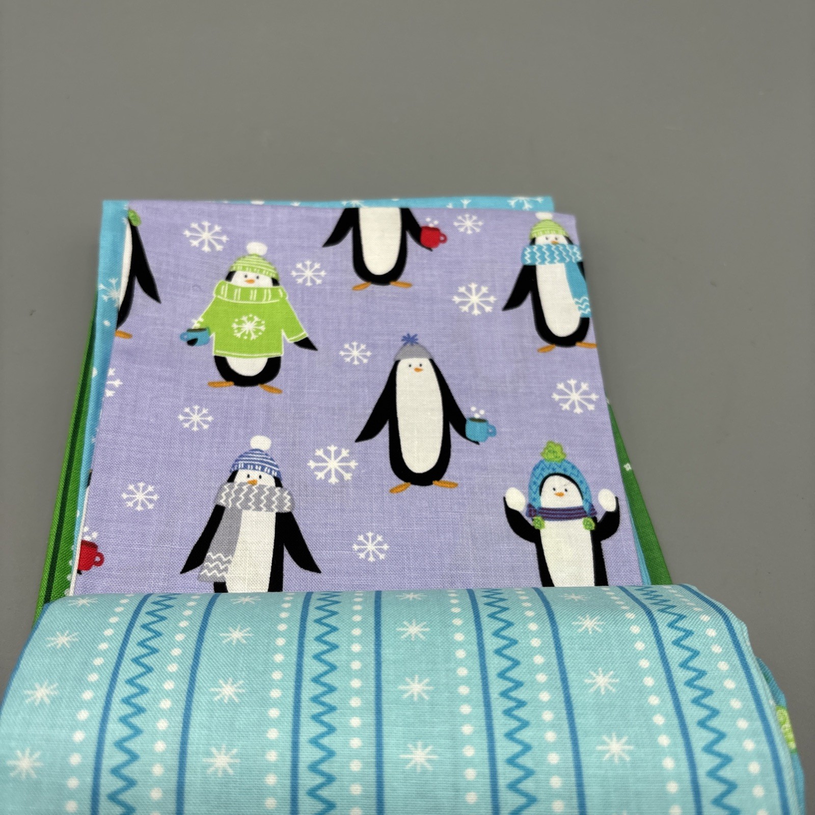 Villa Rosa Designs Freedom 38” X 45” Quilt Kit Polar Bears Penguin Snowflakes