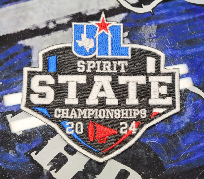EMBROIDERED UIL STATE SPIRIT CHAMPIONSHIPS 2024 PATCH (Please Read Ad)