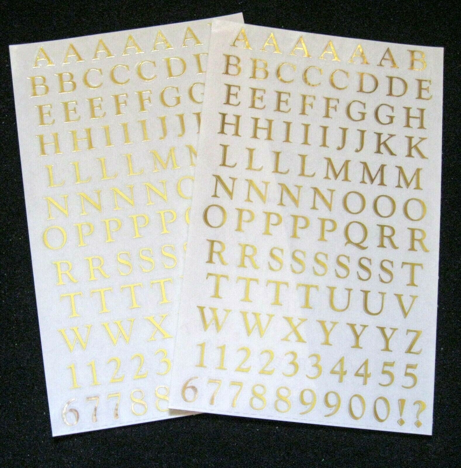 Mrs Grossman Alphabet Variety Sticker Sheets *Your Choice* See Description