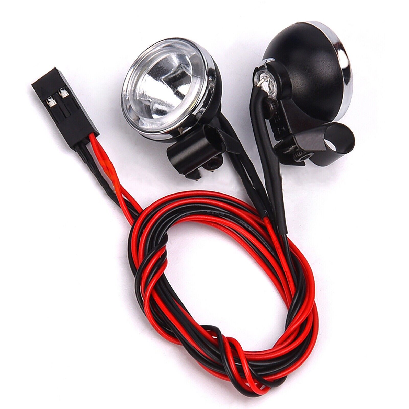 18mm Retro Round Spotlight Headlight Kit G157H for GRC1/10 T4 SCX10 RC Model Car