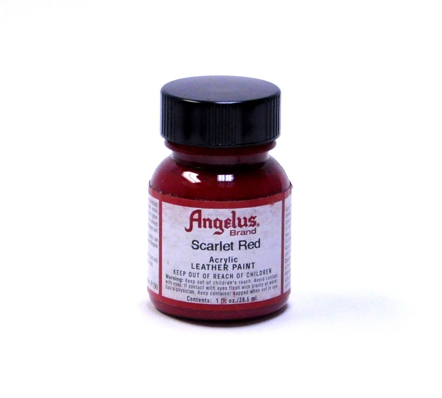 Angelus Acrylic Paints Color Scarlet Red – 1.fl. oz