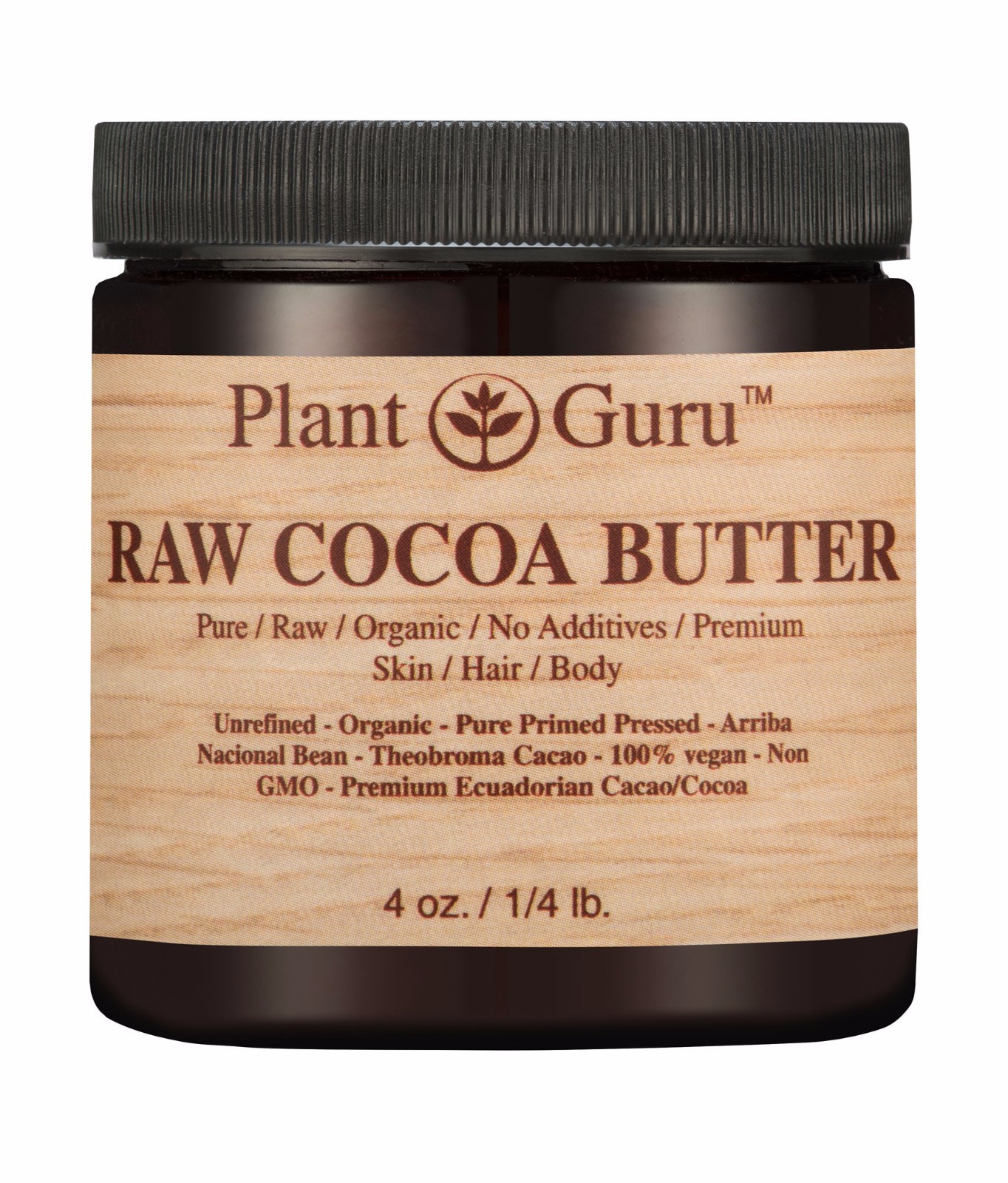 Organic Butter 100% Pure Raw Natural Cold Pressed For Skin Face Body Hair