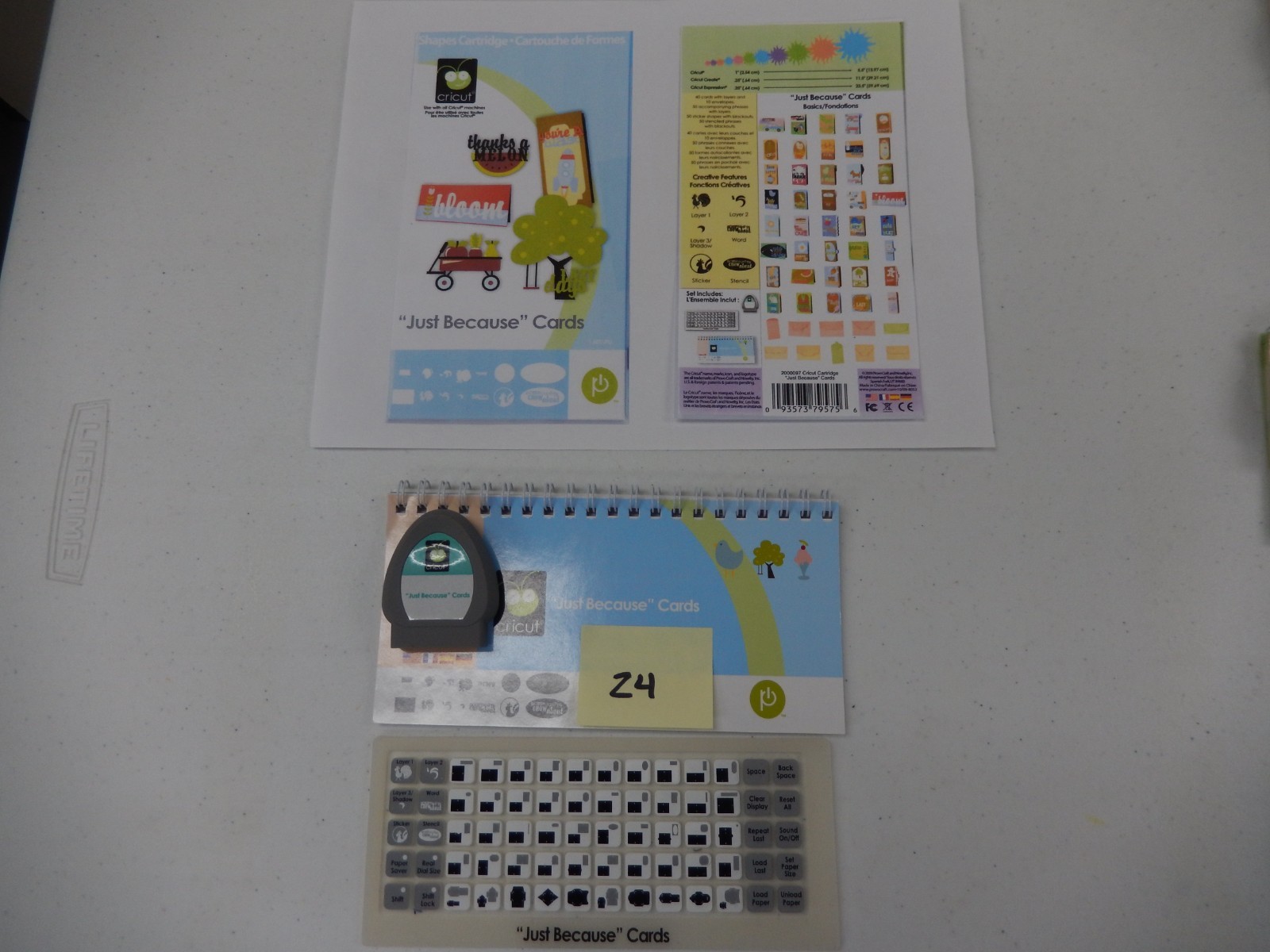 Cricut Cartridge, Overlay and Book YOU PICK Title Link Status Unknown (See Desc)