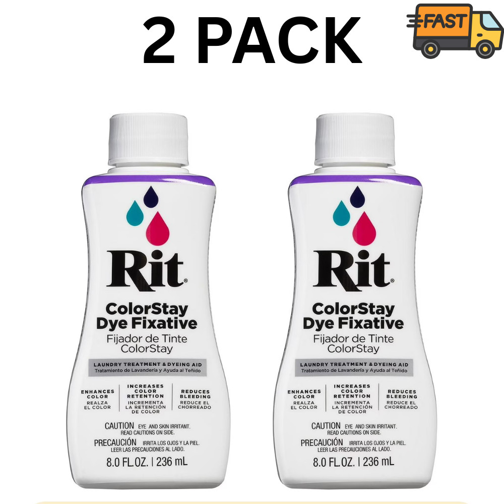 Pack Rit ColorStay Dye Fixative 8 oz Color Lock Treatment