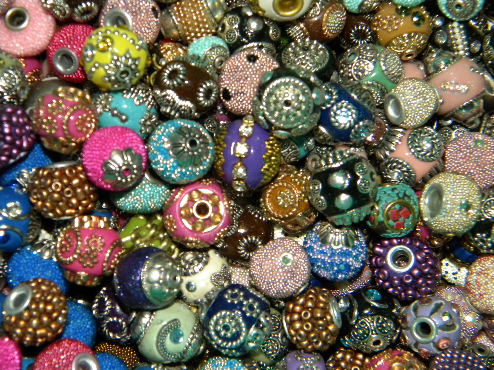 20/Pc FOCAL Jesse James Boho loose Beads Med-Large 14mm-22mm RANDOM picked Lot