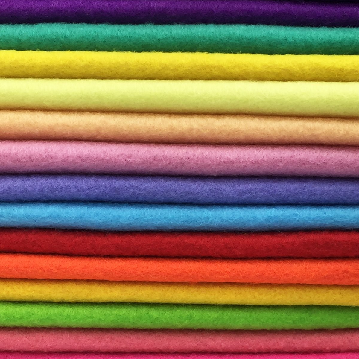 28pcs 12 x 8 inches (30cmx20cm) 1.4mm Thick Soft Felt Fabric Sheet Assorted C…