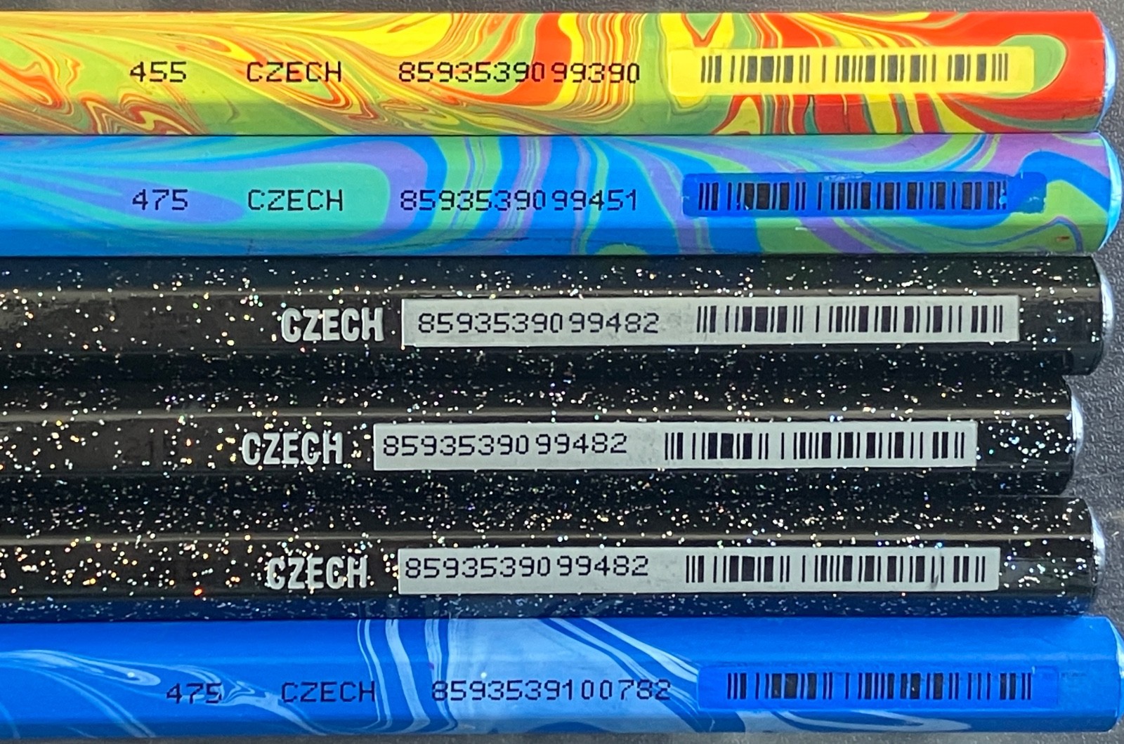 KOH-I-NOOR HARDTMUTH “MAGIC”, SET OF 6 PENCILS. MADE IN CZECH REPUBLIC.