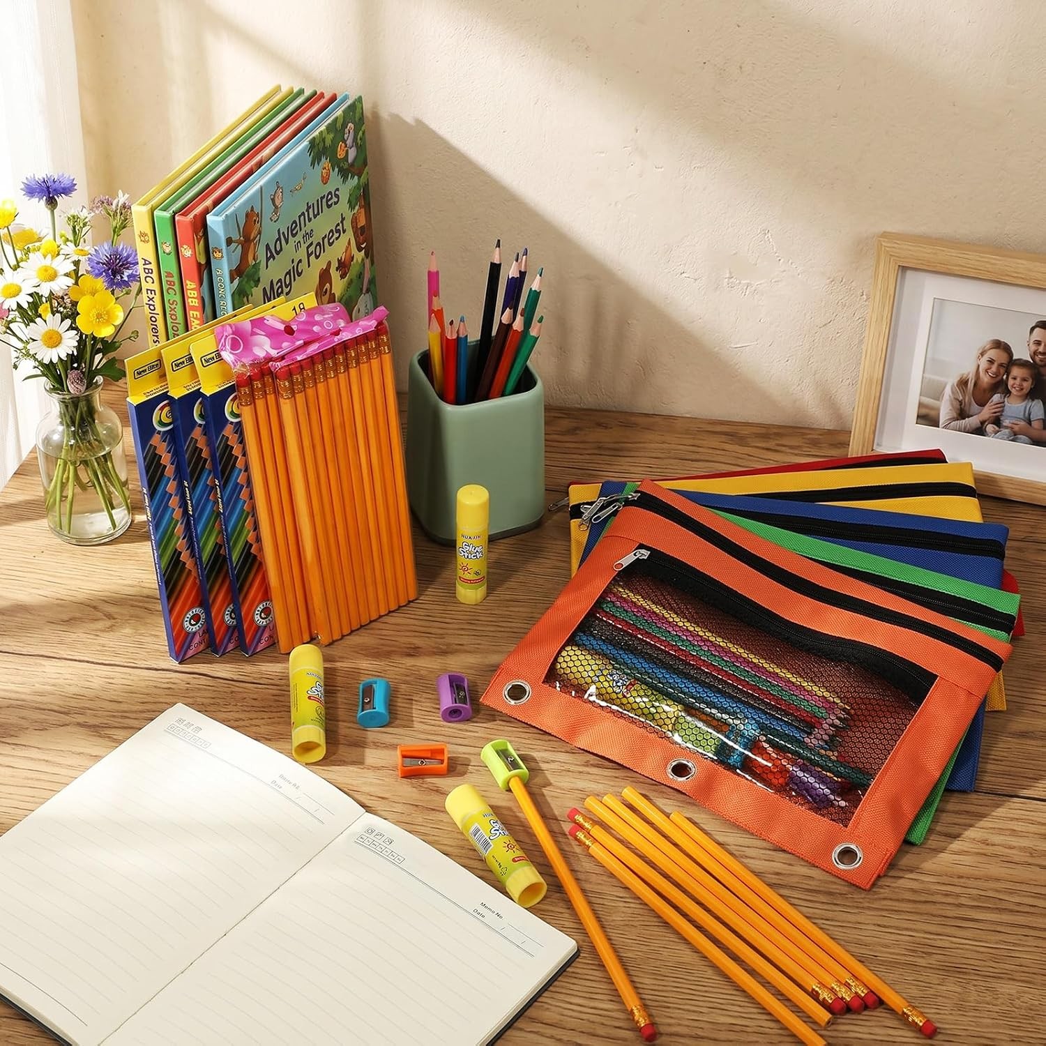 272pc 50 School Supply Kits Bulk Classroom Donation Stationery Set Supplies