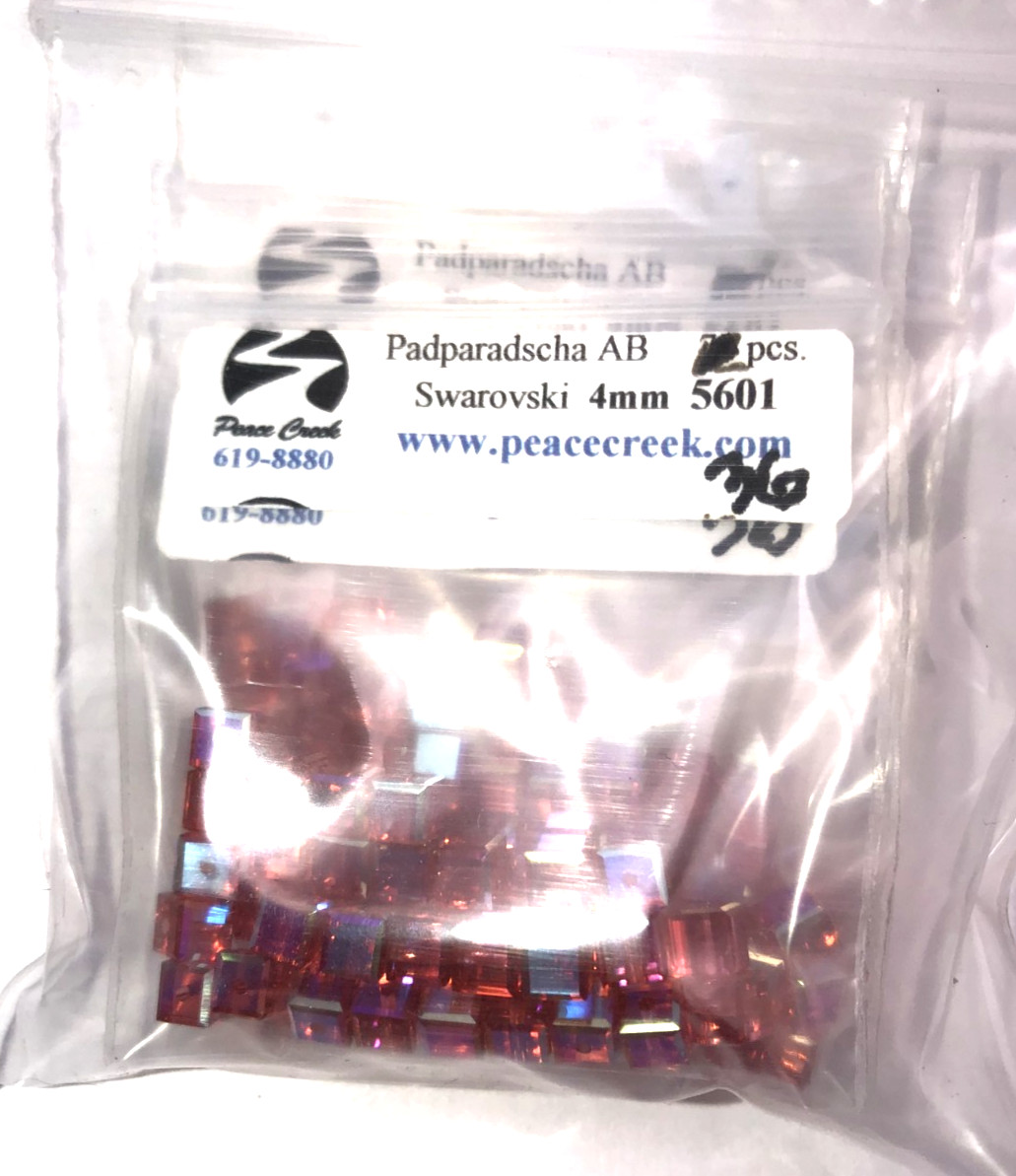 Swarovski Crystal 4mm Padparadscha AB #5601 (144 pcs)