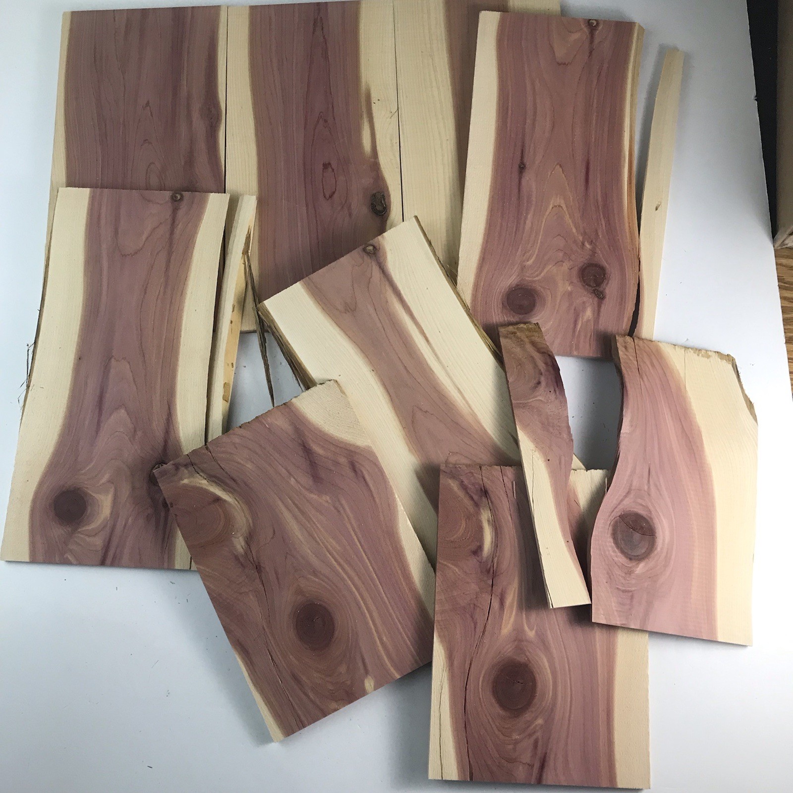Thin Wood Scraps 9 Pieces Arts And Crafts Supplies￼ Aromatic Cedar Lot168