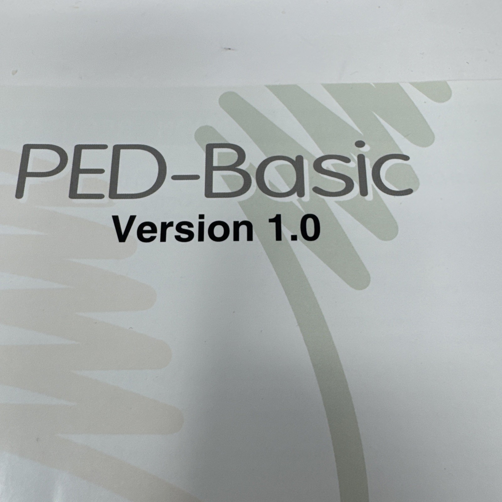 BROTHER PED-Basic Version 1.0 Embroidery Instruction Manual and Empty Box Only