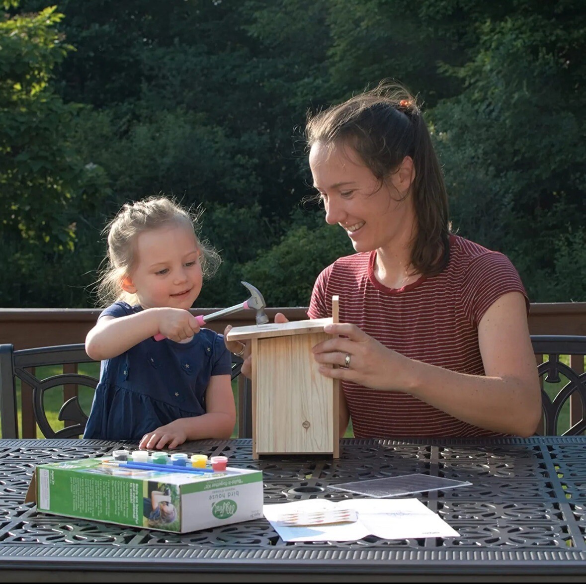 Nature’s Way My First DIY Butterfly House Assemble & Paint Wood Craft Kids 3+