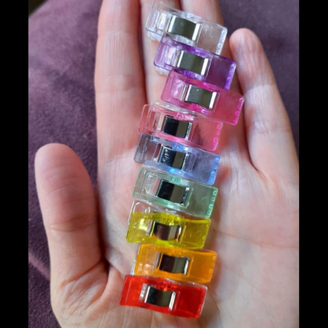 New Sewing Clips 100pcs Assorted Colors