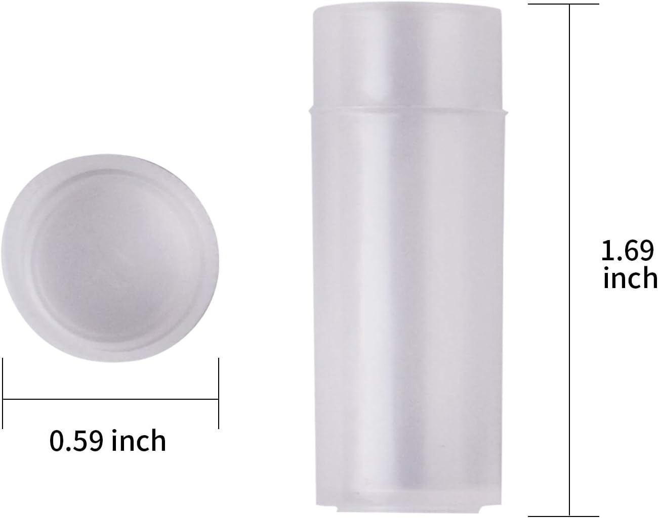 100Pcs 5ML Small Pill Plastic Containers Empty Pill Bottles Sample Bottles Vi…