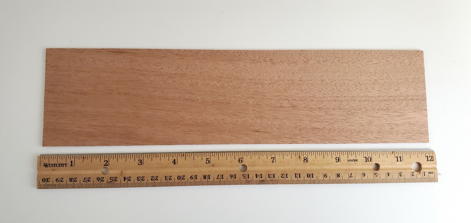 Mahogany Wood Sheet Plank Thin 1/32″ x 3″ x 12″ long Veneer Woodworking