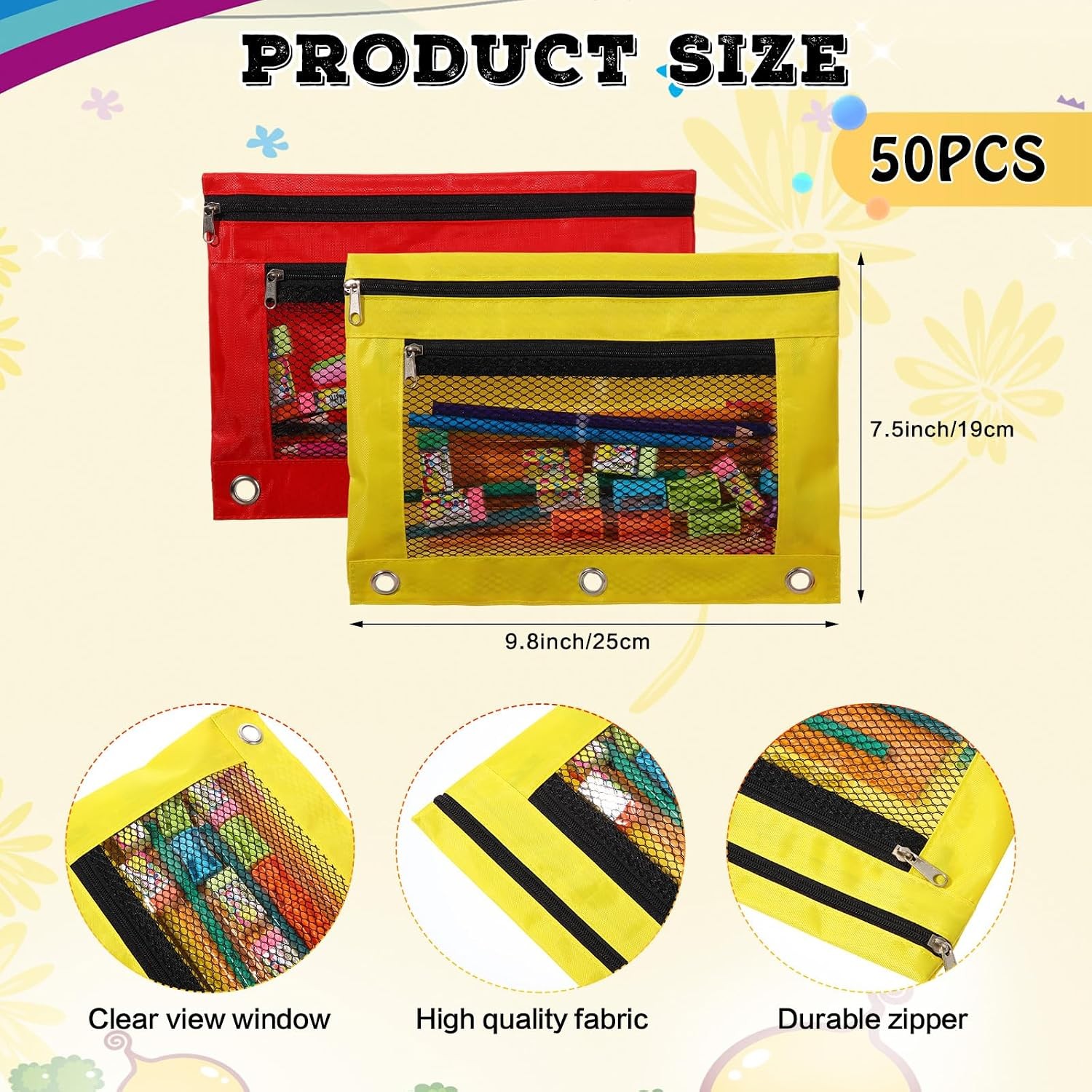 272pc 50 School Supply Kits Bulk Classroom Donation Stationery Set Supplies