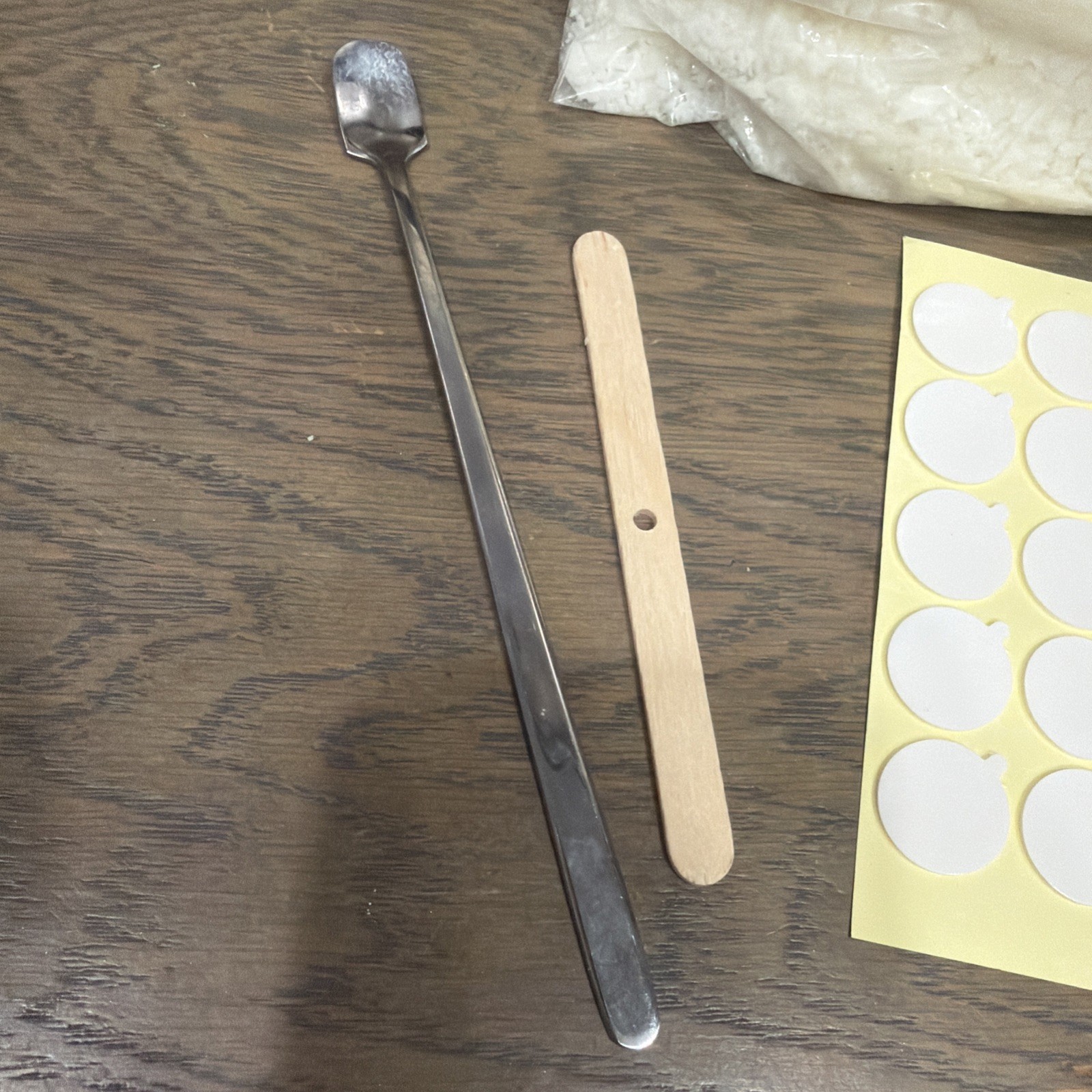 1 lb Soy Wax Candle Making Kit Wicks Stickers Stir Spoon DIY Craft Supplies