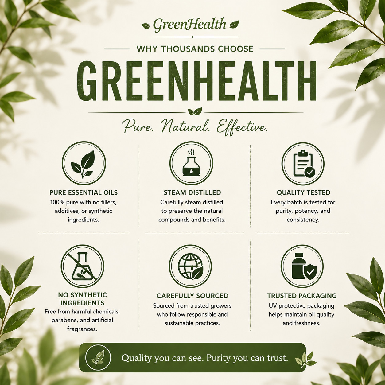 10 ml Tea Tree Essential Oil (100% Pure & Natural) – GreenHealth