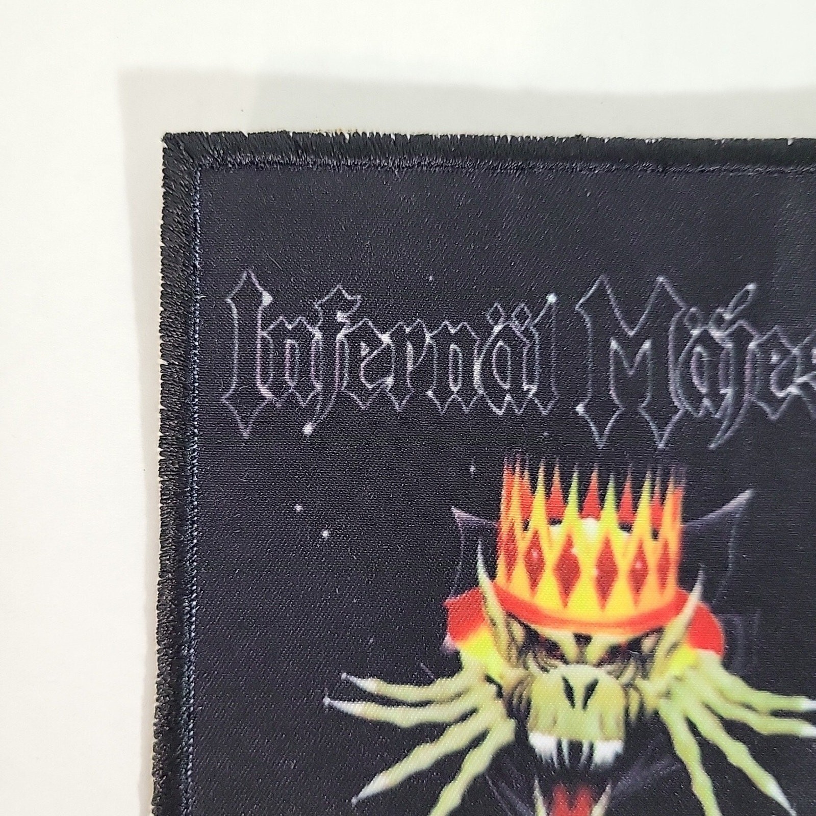 INFERNAL MAJESTY None Shall Defy SMALL PATCH Printed Band Logo