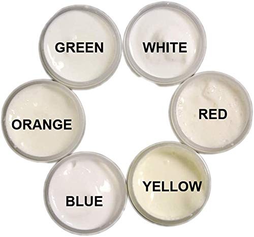 SIX Color UV Reactive Fluorescent Invisible Neutral Acrylic Paint Set- 1/2oz …