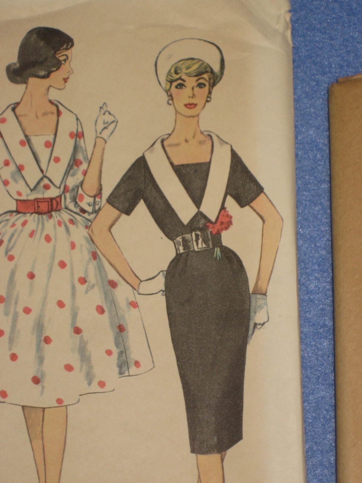 Vintage Simplicity 3320 Misses Dress Size 12 Bust 32 Waist 25 Full Straight Skrt