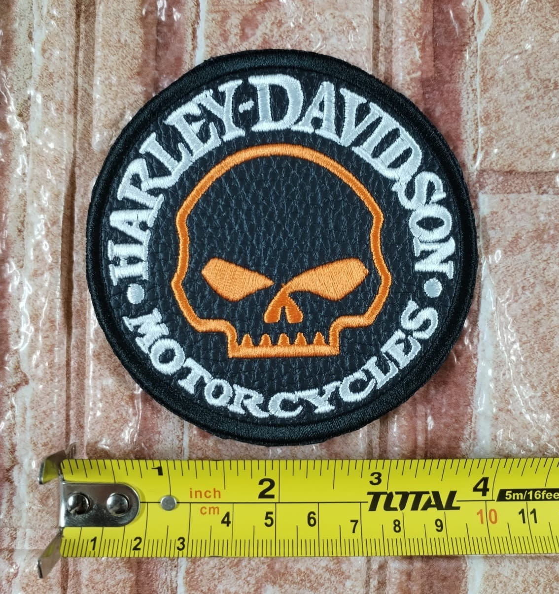 Willie G biker patches, skull, black circle, Black Riders