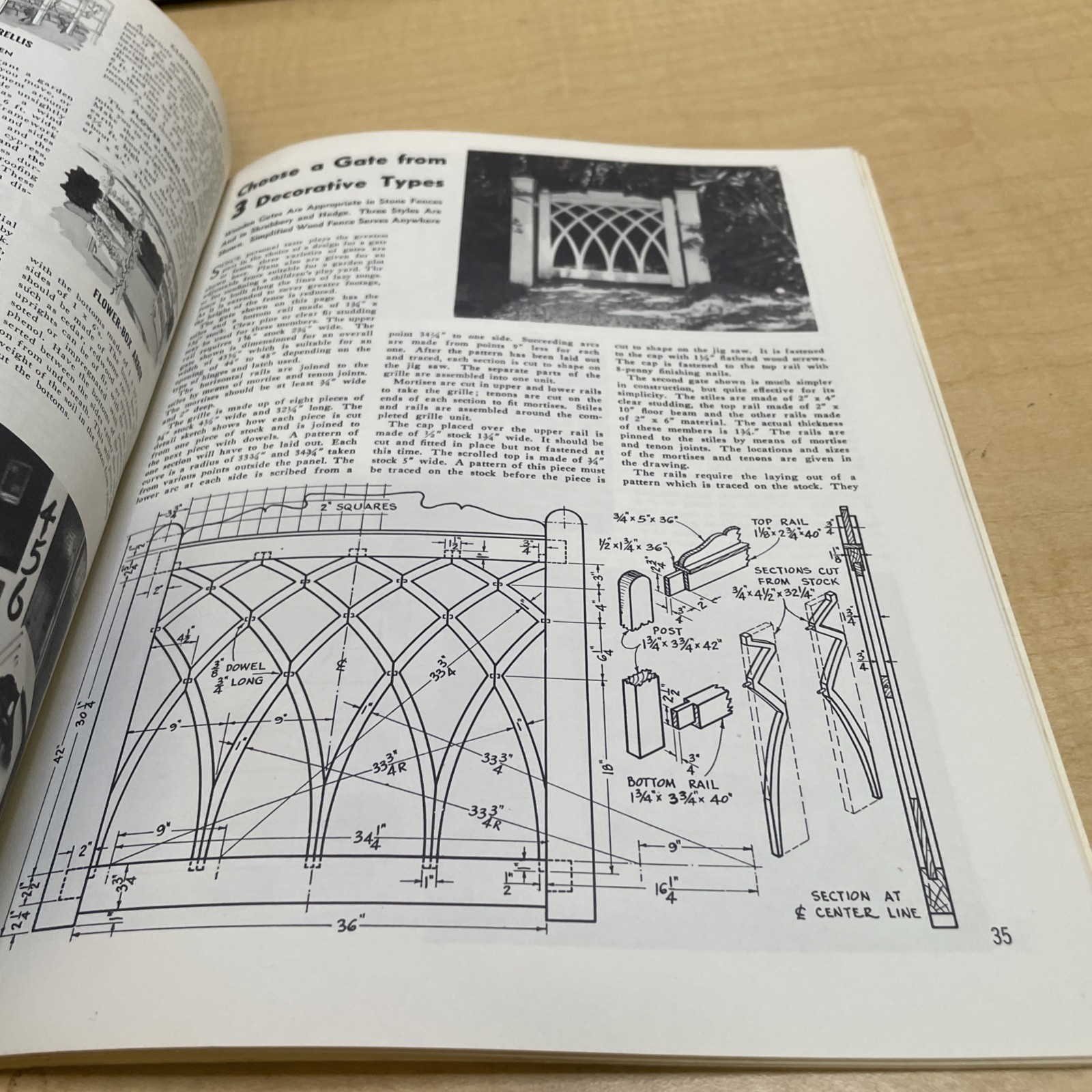 Vintage 1957 Carpentry Projects for the Home Home Craftsman Woodworking Pb