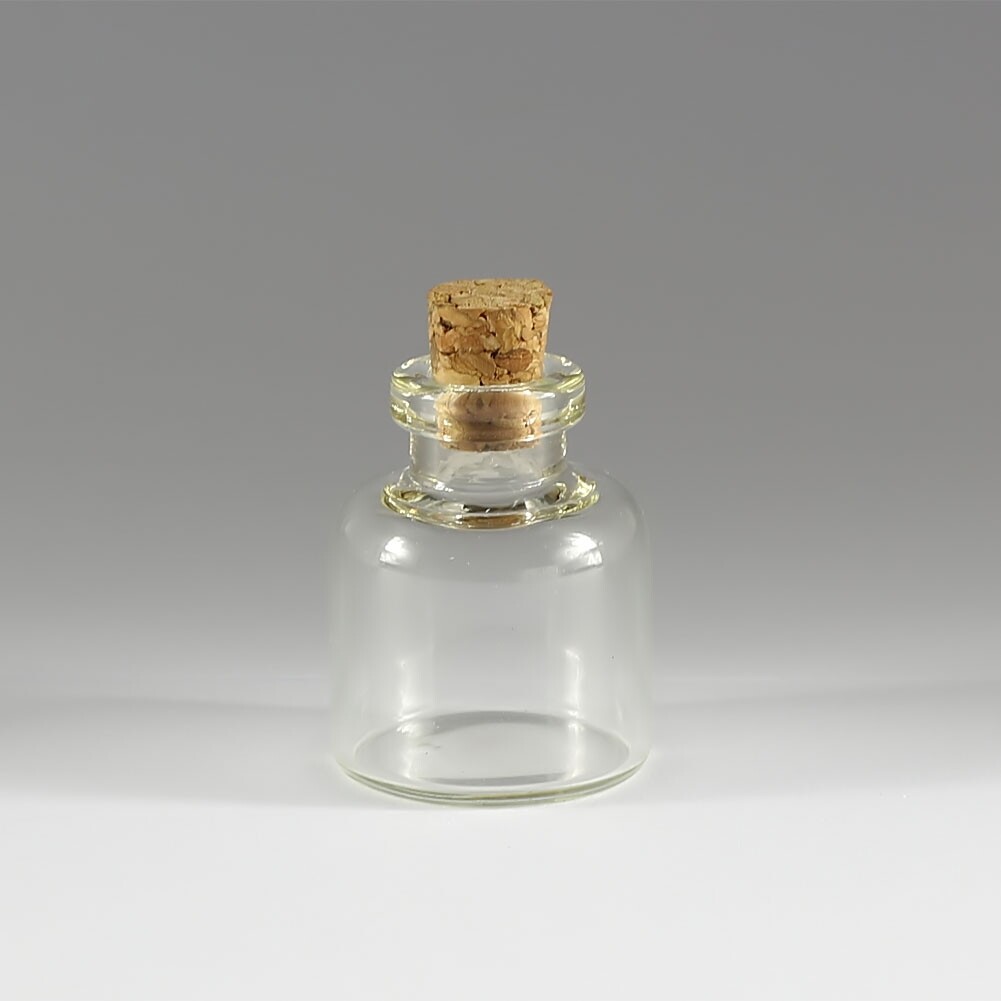 Wholesale 0.5–10ML Tiny Clear Glass Bottles Empty Glass Bottle With Cork Vials