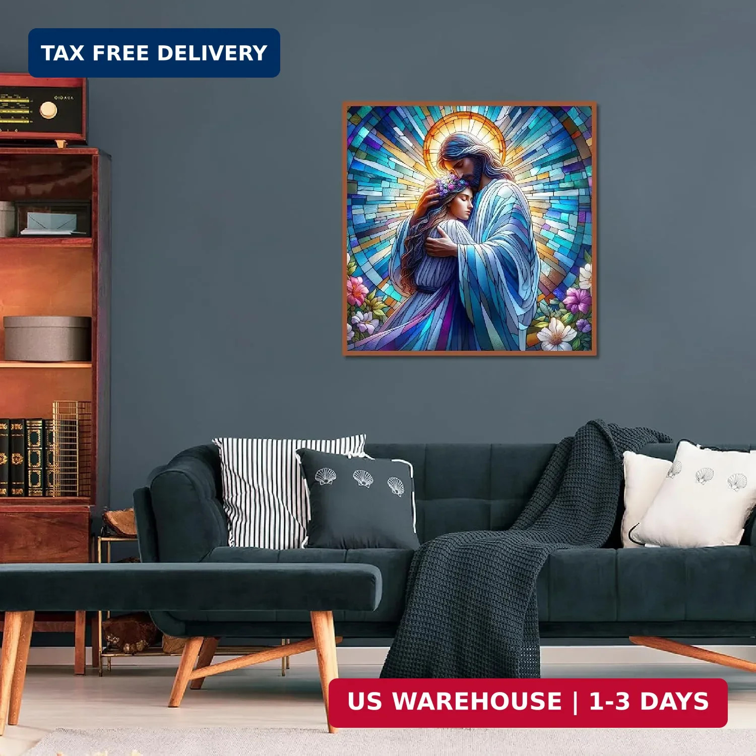 Diamond Art Kits for Adults Beginner, Jesus DIY Modern Diamond Painting Kits 5D