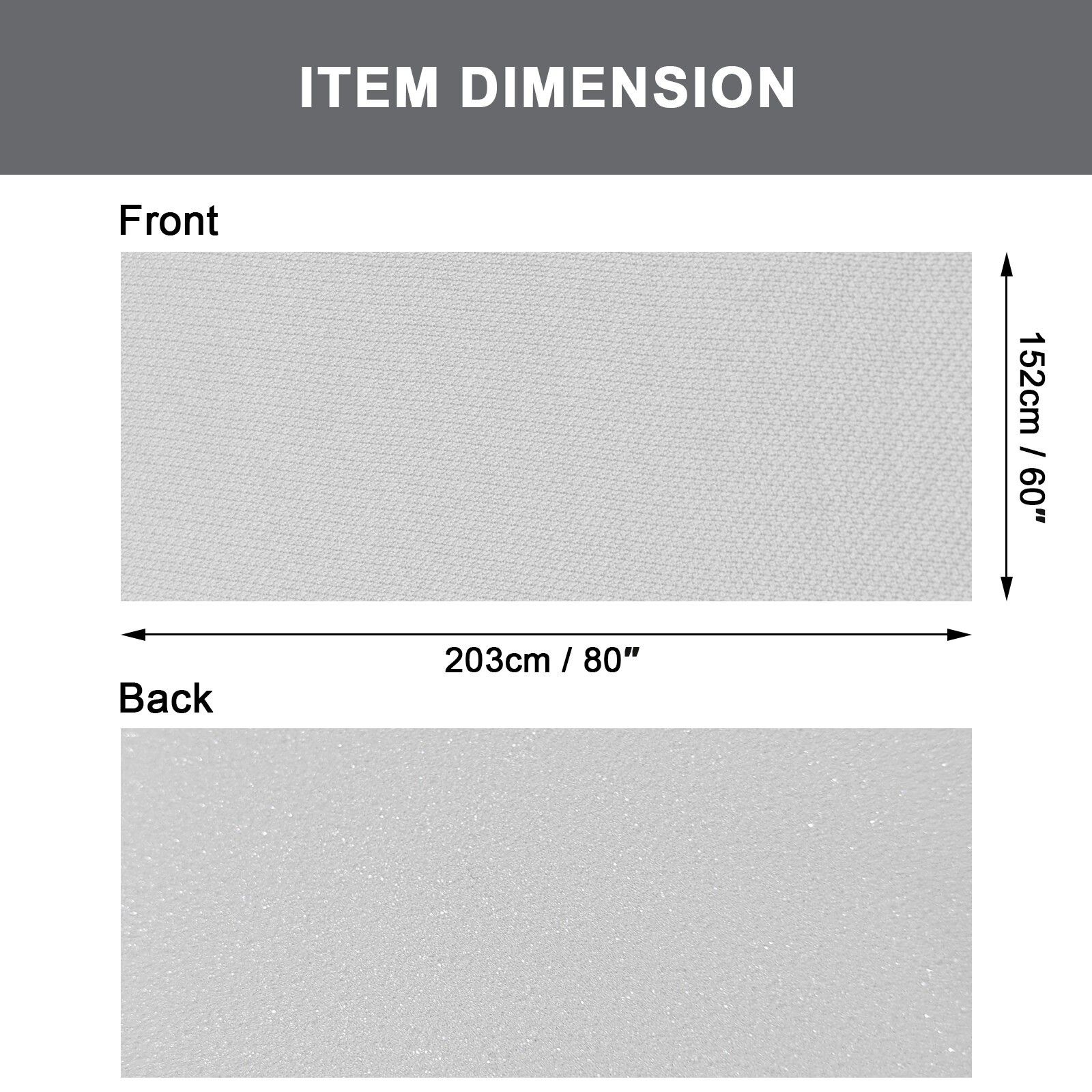 60″ Headliner Fabric w/ Foam Backing for Car Ceiling Fabric Repair Upholstery
