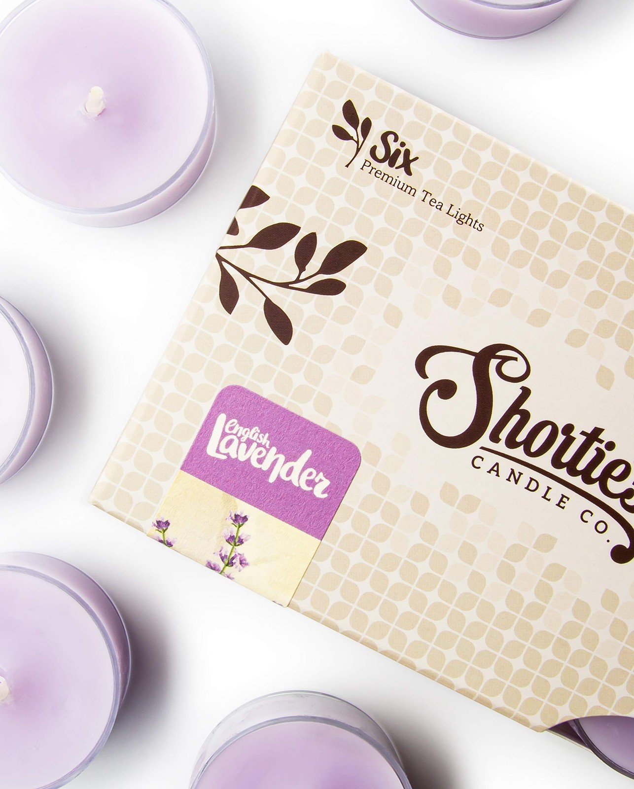 Pure English Lavender Premium Tealight Candles Bulk Pack – Highly Scented wit…