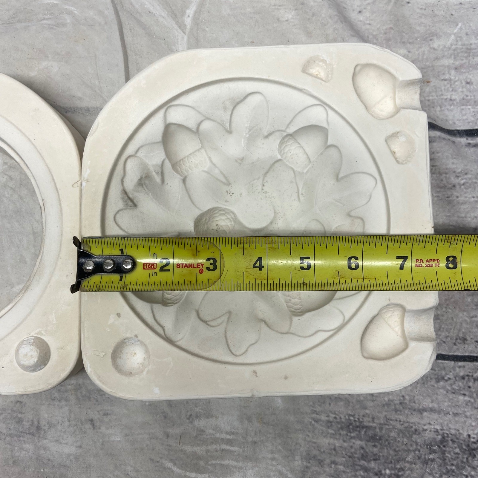 Duncan Ceramic Mold 452 Acorn & Oak Leaf Lid Vintage Slip Casting