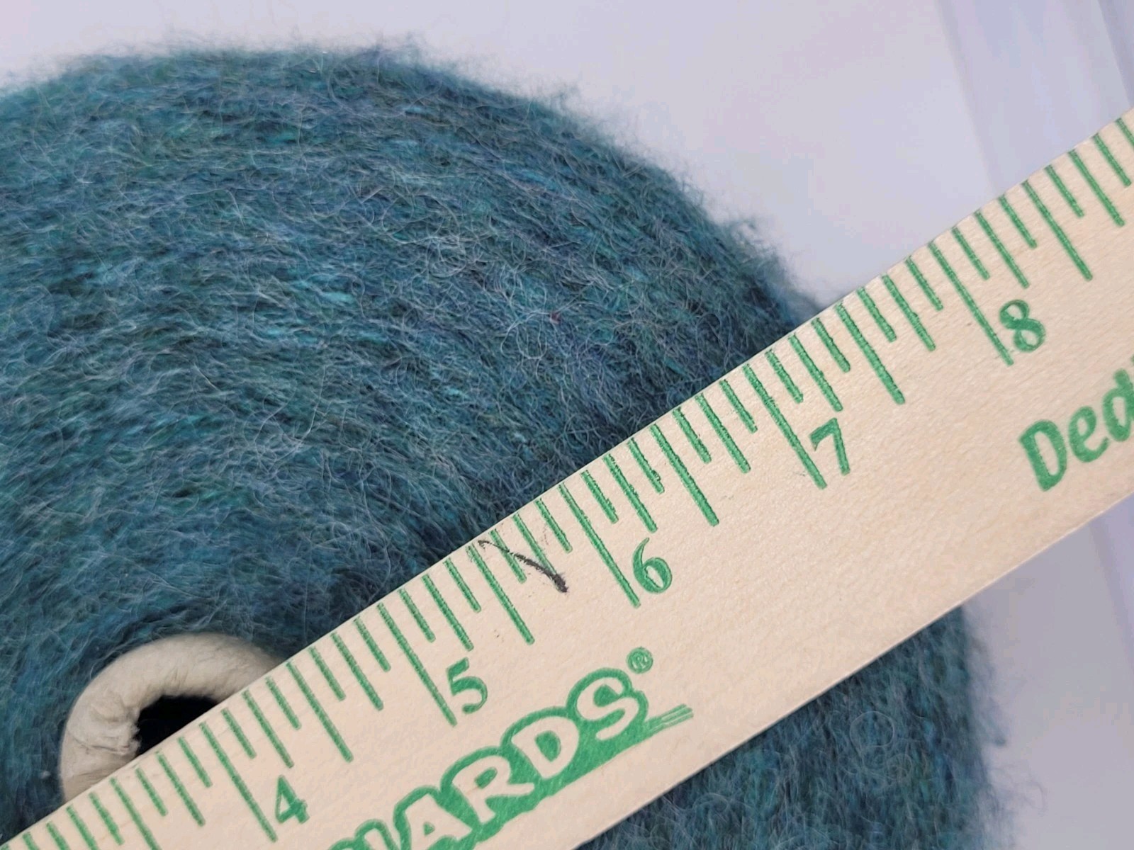 Vintage St. Andre Spinning Inc Mohair Wool large Cone Made In USA Roseau 3.5