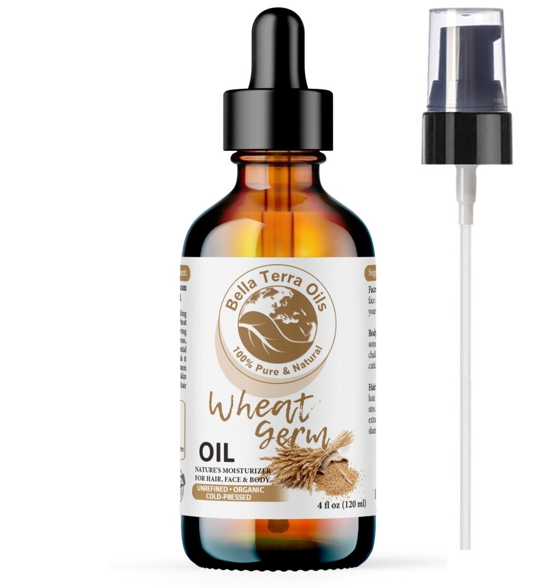 Wheat Germ Oil: Cold-Pressed, Nutrient-Rich, Perfect for Skin and Hair Care