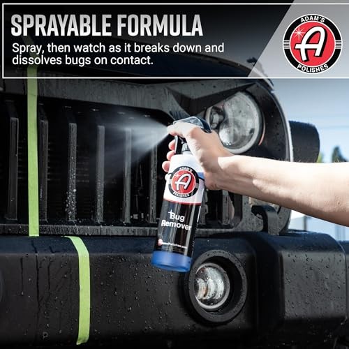 Adam’s Car Bug Remover (16oz) – Powerful Car Bug Remover 16 Fl Oz (Pack of 1)