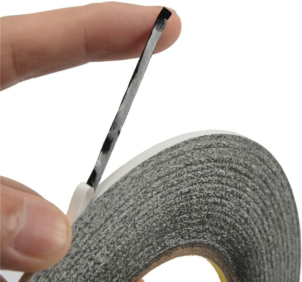 1mm 2mm 3mm For 3M Sticker Double Sided Tape Adhesive Cell Phone Repair Black