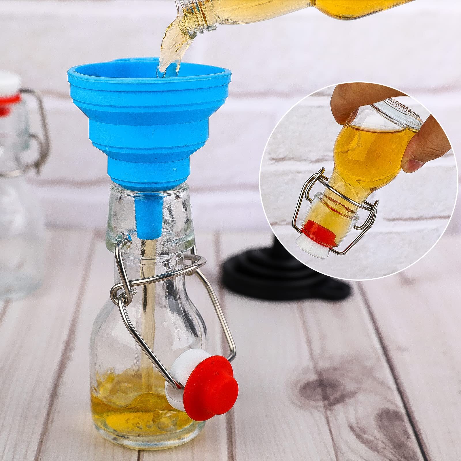 Swing Top Glass Bottles Set Of 30 2oz Mini Glass Bottles With Swing Top Lids Liq
