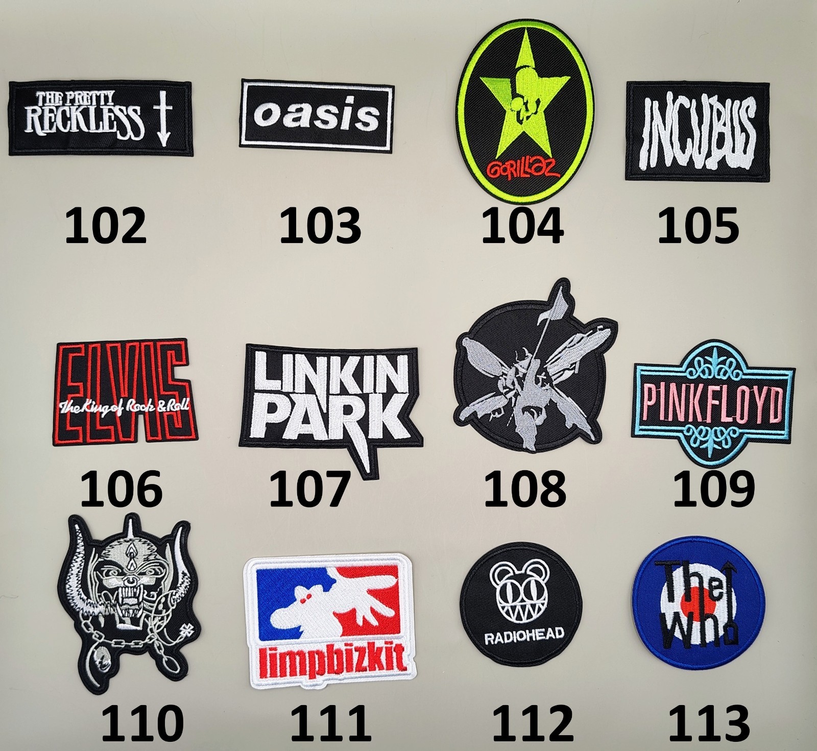 Heavy Metal Punk Rock Music Band Embroidered Patches Iron On YOU PICK -NEW ITEMS