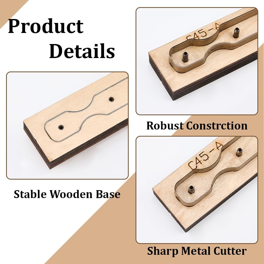 Strap Leather Cutting Die Metal High Carbon Steel Cutter Keychain Straps Shapes