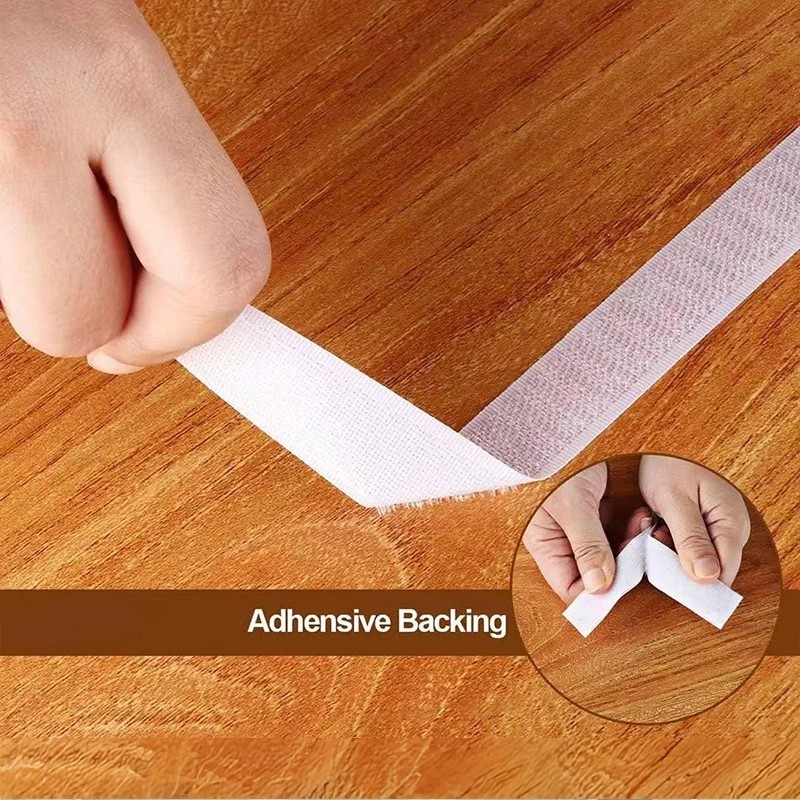 Hook Loop Self Adhesive Fastener Tape Heavy Duty Double Sided Sticky Tape