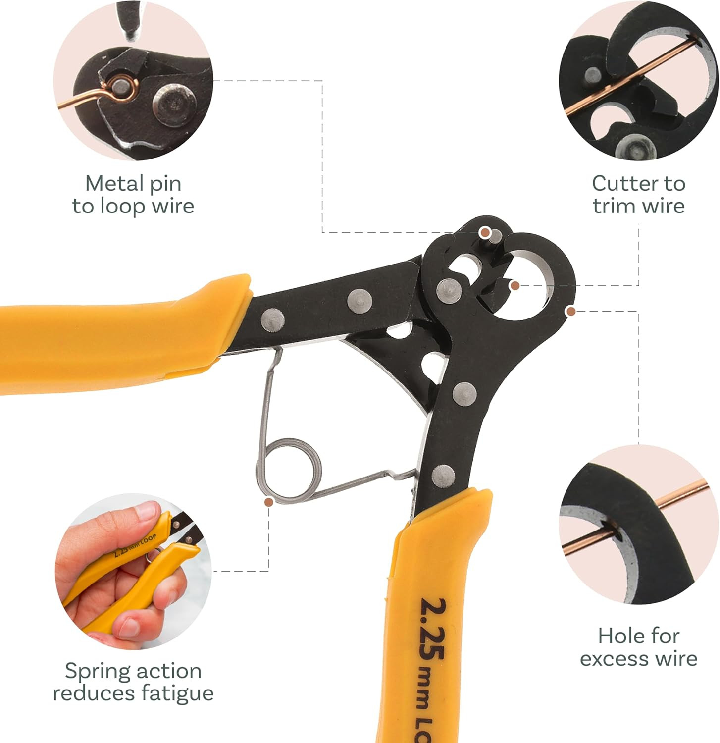 Original One Step Looper – Create and Trim Consistent 2.25 Mm Loops for Jewelry