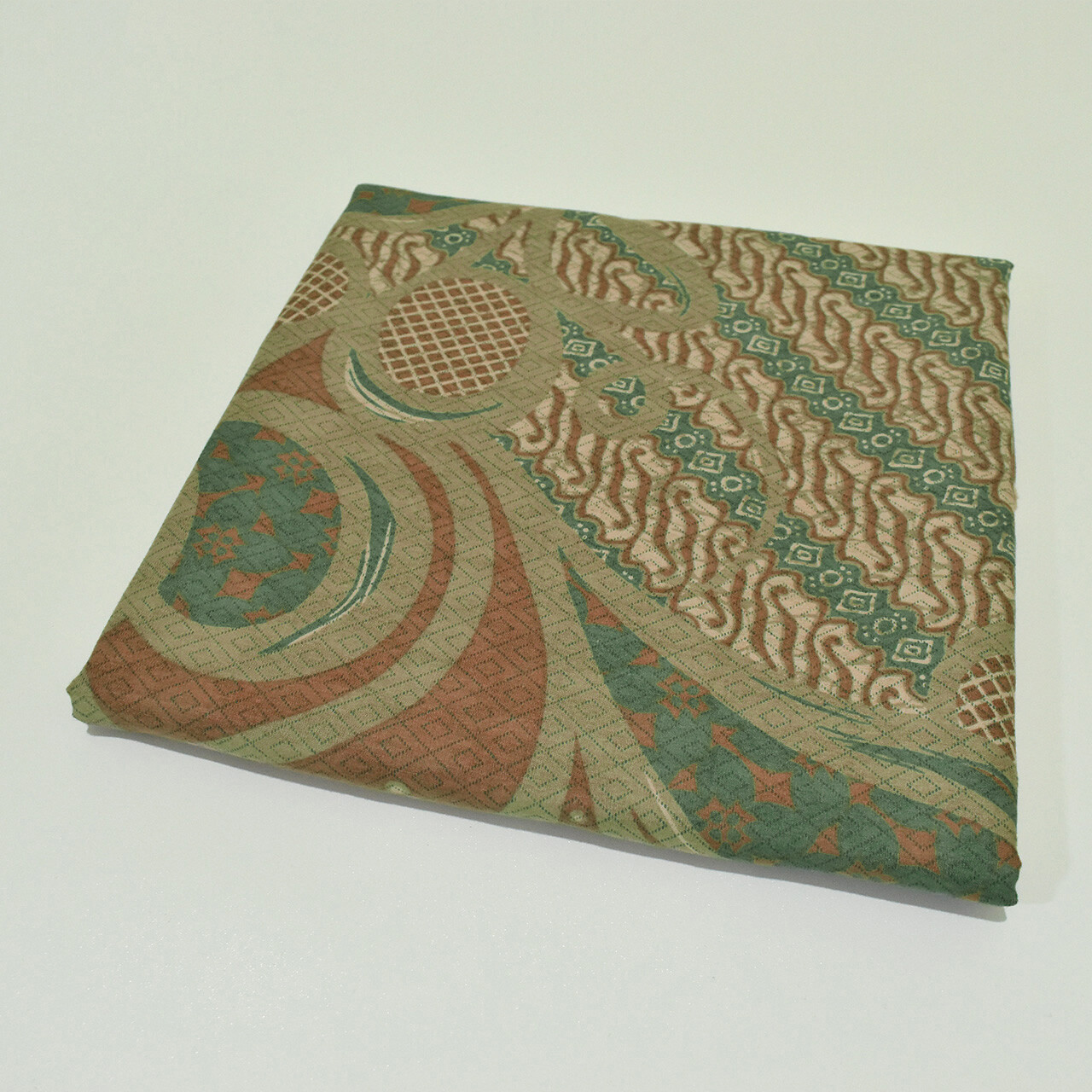 Indonesian Batik fabric, Traditional cloth Javanese ethnic cotton Sarong textile