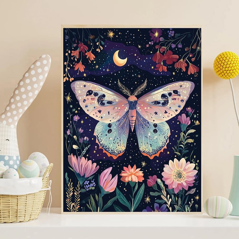 Diamond Art Kits for Adults, Butterfly Diamond Painting Kits for Adults, Diamond