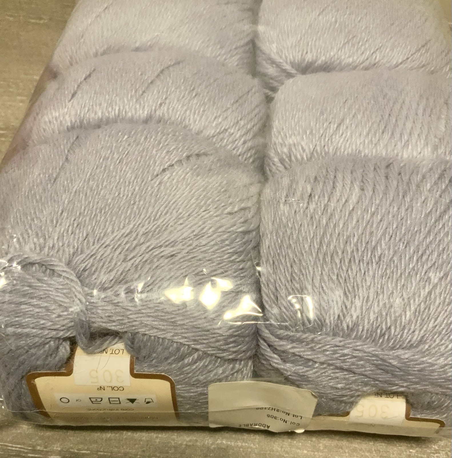 ADORABLE New Lot Of 10 Baby Alpaca Silk Yarn Balls 50g/125 Yd Color #305 Blue