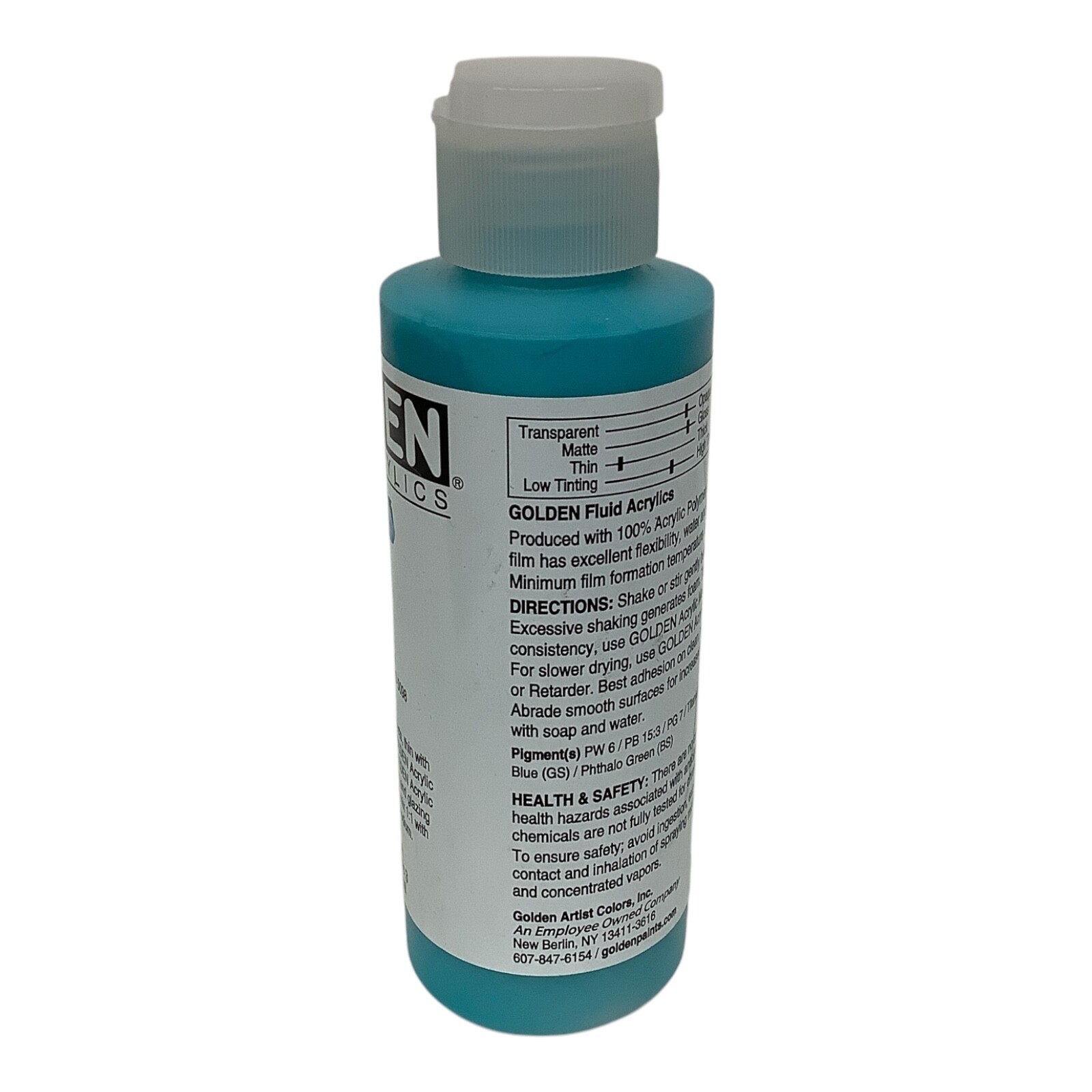 Golden Fluid Acrylics in Teal by Golden Artist Colors, Inc. #2369-4/Series 3 NEW